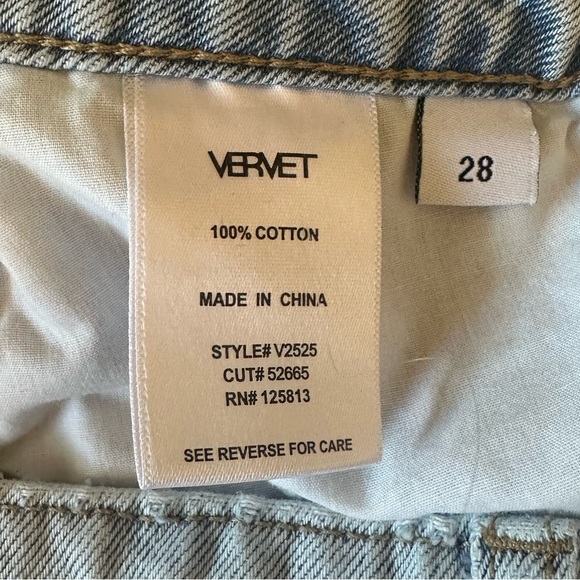 VERVET ONE LOVE 90S VINTAGE HIGH RISE RELAXED CROP - Picture 10 of 10